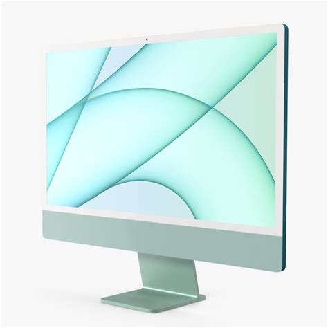 Apple iMac 2021 Green 3D Model $49 - .3ds .blend .c4d .fbx .max .ma .lxo .obj - Free3D