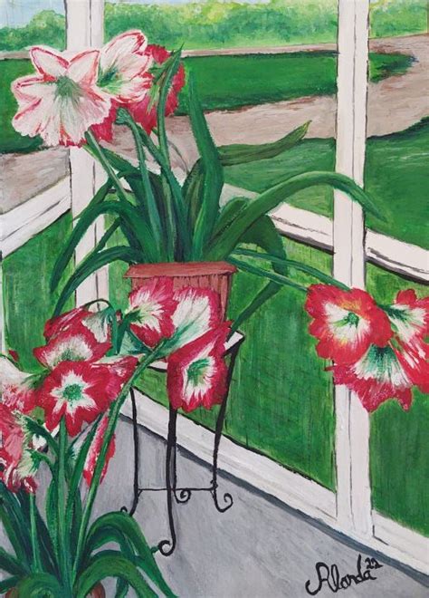 Back porch ammorillas - Alanda laine - Paintings & Prints, Flowers ...