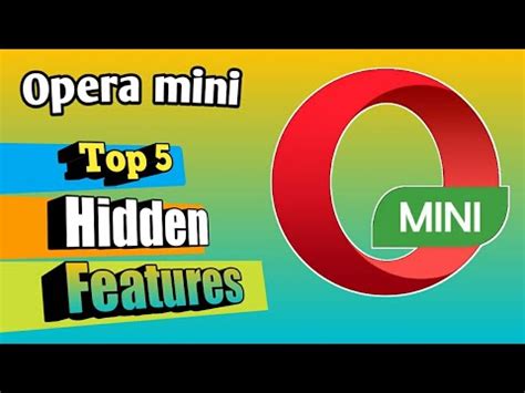 Top 5 Useful Opera Mini Tips & Trick You Must Know || Opera Mini 5 ...