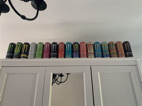 My can collection :) : r/monsterenergy