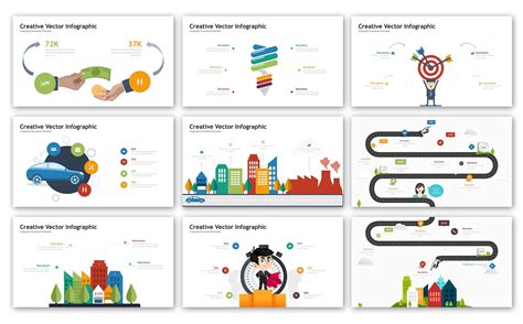 Creative Vector Presentation - Infographic PowerPoint Template #78387