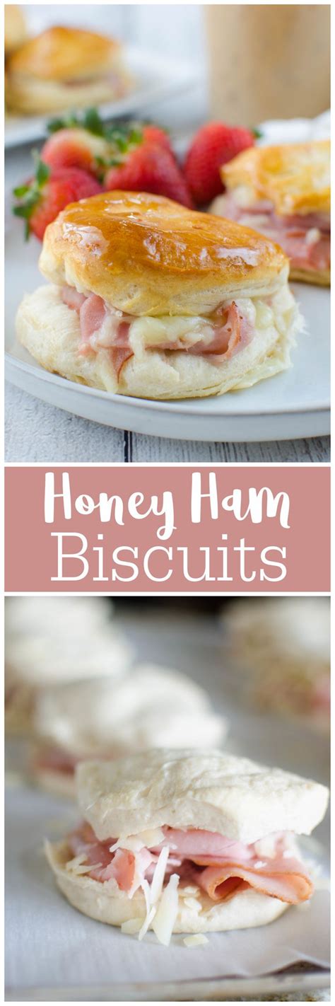 Honey Ham Biscuits - Fake Ginger | Recipe | Honey ham biscuits, Ham ...