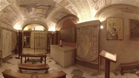 360 Video: Inside the Tomb of St. Peter at the Vatican - YouTube