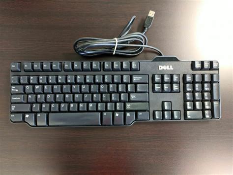 Black Dell SK-8115 USB Wired Keyboard by Dell