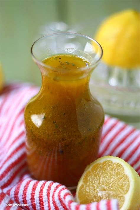 The Best Lemon-Olive Oil Dressing (or Marinade) | StrictlyDelicious.com | Olive oil dressing ...