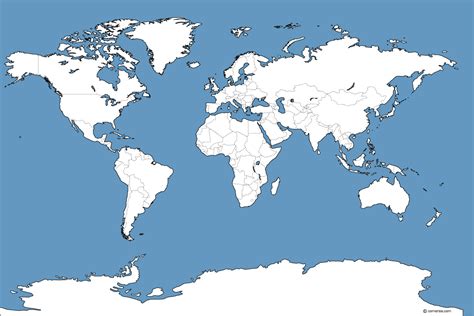 Free vector map of world countries