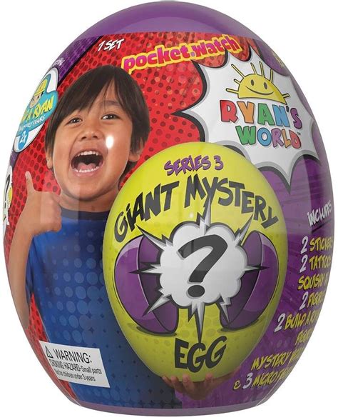 Ryans World Ryan's World Giant Mystery Egg (Series 3) #Sponsored , #ad, #Ryan#World#Ryans King ...