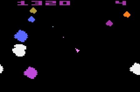 Asteroids on the Atari 2600 - Retro Games Now