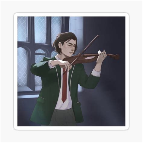 "Baz Pitch & violin" Sticker for Sale by letraspal | Redbubble