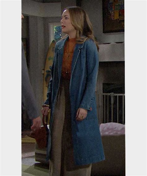 The Bold and the Beautiful Long Denim Coat | Hope Logan