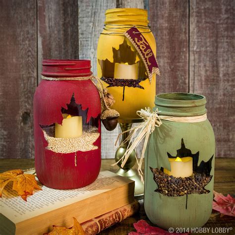 Glass Mason Jar - 64 Ounce | Hobby Lobby | 611228 | Basteln herbst ...