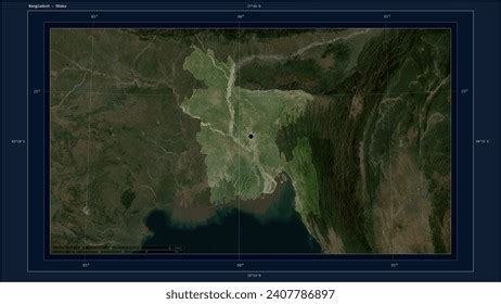 Bangladesh Composition Lowres Satellite Map Stock Illustration 2407786897 | Shutterstock