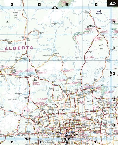 Map border Alberta and BC, Canada, Free printable map border Alberta and BC