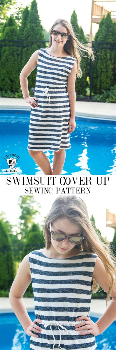 Super Simple Swimsuit Cover Up Sewing Tutorial | The Polka Dot Chair