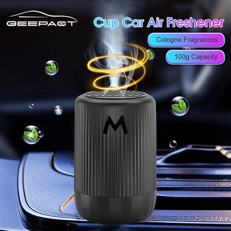 Geepact Car Air Fresheners 100g Cologne Fragrance Car Mounted Cup Holder Solid Ointment Odor ...