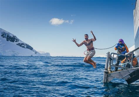 The Polar Plunge: Jumping in the Antarctic Water - There Is Cory