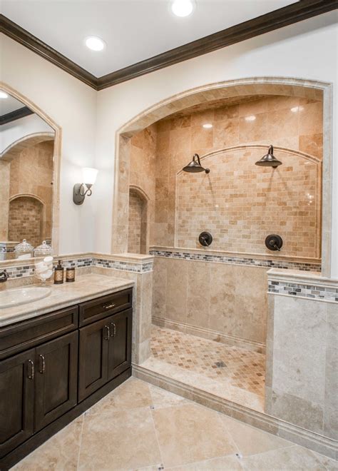 The Beauty Of Travertine Bathroom Tile - Home Tile Ideas