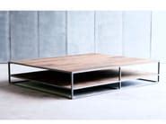 Custom coffee table with integrated magazine rack MESA DD MTM By Heerenhuis