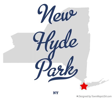 Map of New Hyde Park, NY, New York