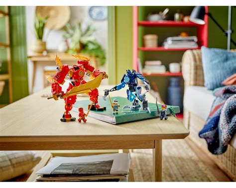 LEGO Set 71808-1 Kai's Fire Mech (2024 Ninjago) | Rebrickable - Build ...