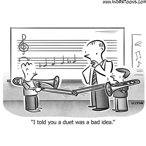 Trombone Cartoon #8358 - ANDERTOONS