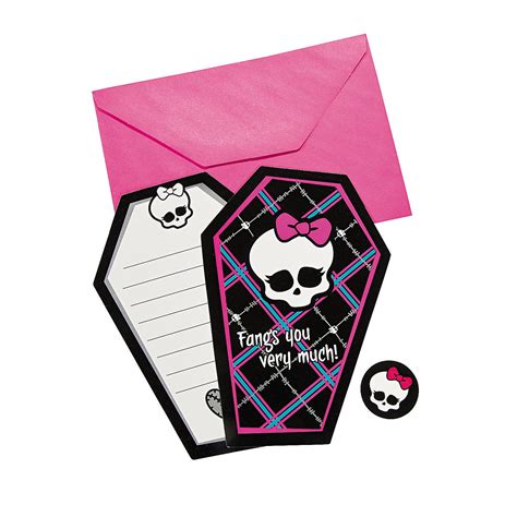 Monster High™ Thank You Cards | Oriental Trading | Monster high ...