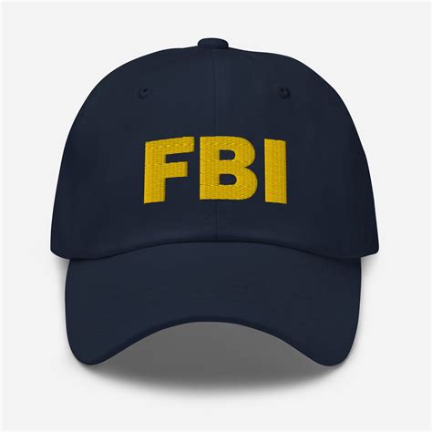 FBI Embroidered Hat - Etsy