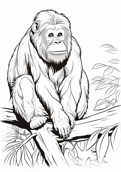 Orangutan — Coloring Pages: Free & Printable