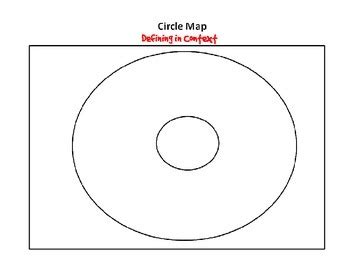 Circle Map Template by Jana Carey Cheek | TPT