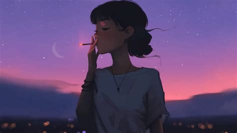 Girl Smoking ~ Lofi hip hop mix ~ beats to relax/study to ~ Cozy Lofi - YouTube Music