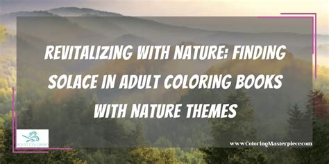 Adult Coloring Books with Nature Themes - Adult Coloring Masterpiece