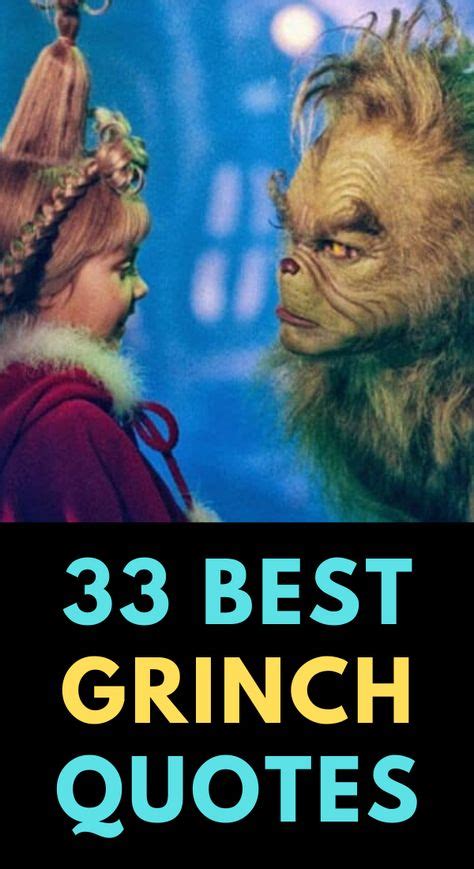 Here is a list of 33 quotes from How the Grinch Stole Christmas! # ...