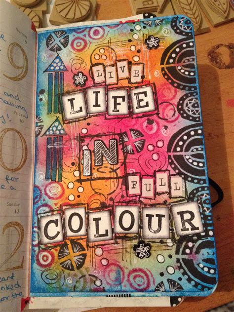 New and improved ! | Art journal, Art journal inspiration, Mixed media art journaling