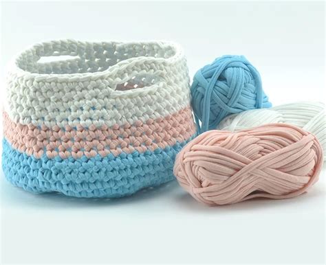 400g/Lot 100% Polyester yarn weave crochet yarn for woven mats DIY storage basket cloth ...