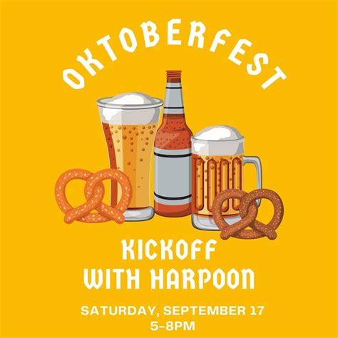 Oktoberfest Kickoff with Harpoon [09/17/22]