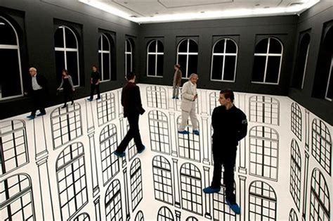 floor painting, optical illusion - Dump A Day