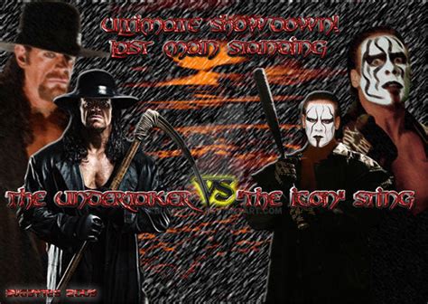 The Undertaker vs. Sting by bugoy1208 on DeviantArt