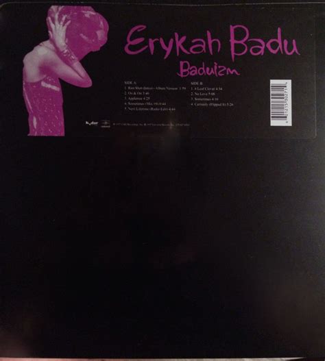 Erykah Badu - Baduizm (Vinyl) | Discogs