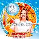 Birthday Horoscope November 2nd Scorpio, Persanal Horoscope for Birthdate November Array