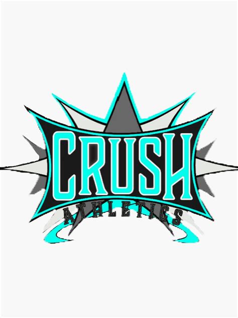 "crush logo" Sticker for Sale by 12ellie | Redbubble