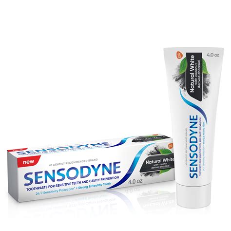 Sensodyne Natural Whitening Toothpaste, Charcoal Toothpaste, 4 Oz - Walmart.com