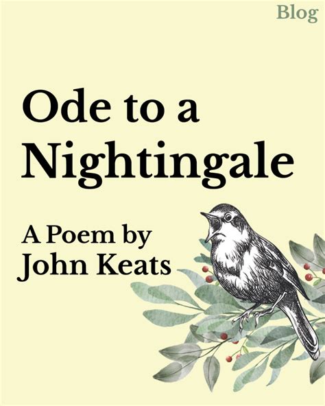 Ode to a Nightingale - A Poem by John Keats | Read & Co. Books