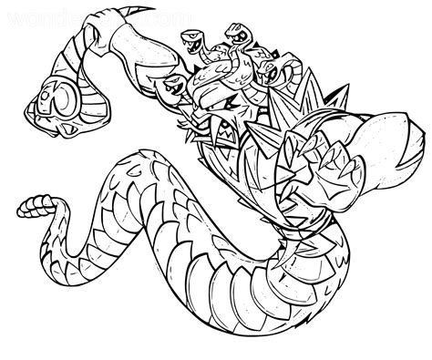 Akedo Coloring Pages | WONDER DAY — Coloring pages for children and adults