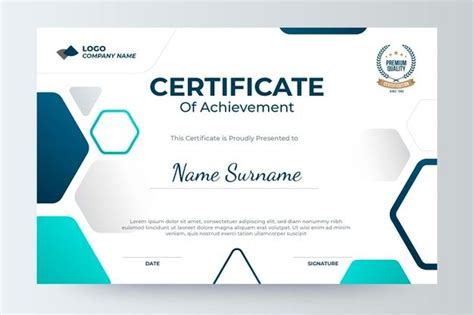 Download Gradient Modern Certificate Template for free in 2021 ...