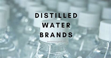 Distilled Water Brands (The BEST One To Choose And Why)
