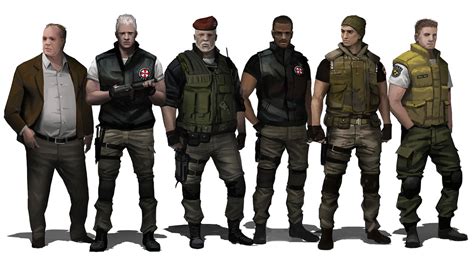 Characters Concept Art - Resident Evil 3 (2020) Art Gallery