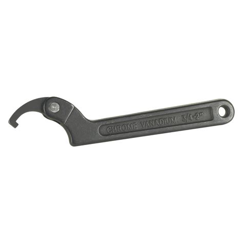 OTC® 4791 - 3/4" to 2" SAE Black Oxide Adjustable Hook Spanner Wrench ...