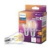 Philips 60-Watt Equivalent A15 Ultra Definition Dimmable Clear Glass ...