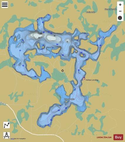 Oxbow Lake Fishing Map | Nautical Charts App