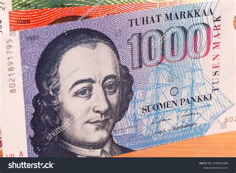 Finnish Money Mark Business Background Stock Photo 2182201049 | Shutterstock